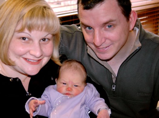 Ella with Mommy & Daddy