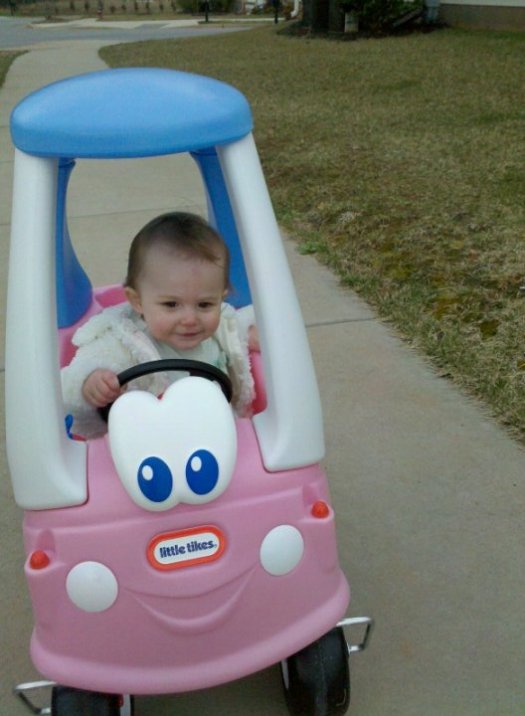 Ella and Her New Ride